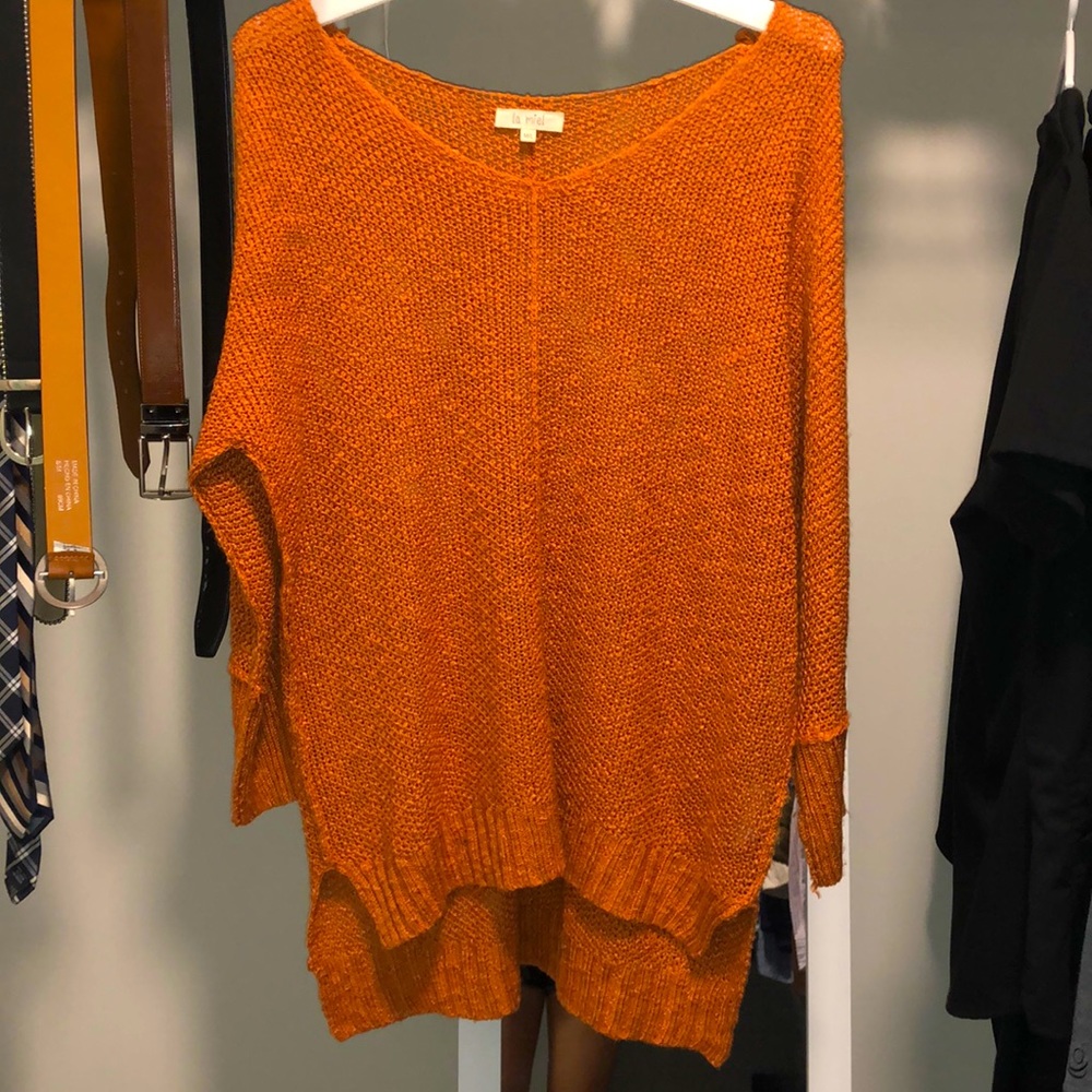 Knit Orange Sweater